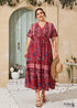 Boho Plus Size Riviera Maxi Dress For Women